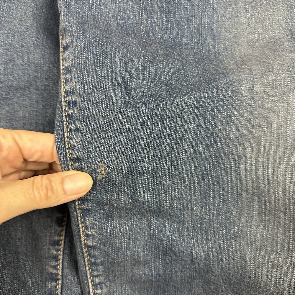 Vintage Y2K Levi's 550 Relaxed Boot Cut Stretch Denim Jeans Womens SZ 16 33x29 - Picture 5 of 15